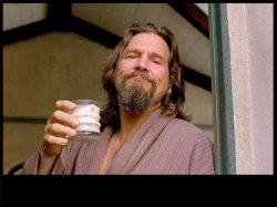 The Dude with "beverage" Meme Template
