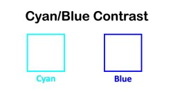 Cyan-Blue Contrast - Meme Template Meme Template