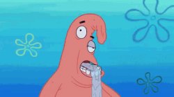 Patrick drooling Meme Template