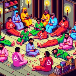 Lazy cult members Meme Template