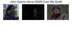 John Hyams' Alone (2020) Cast (My Style) Meme Template
