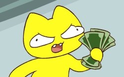 Stoopid Cat. Shut Up and Take My Money Meme Template