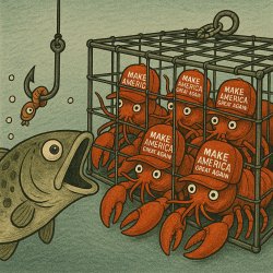 Maga take the fish Meme Template
