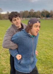 Hold me back Meme Template