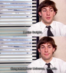Miss Dwight Meme Template