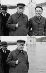 Trump Musk Stalin Meme Template