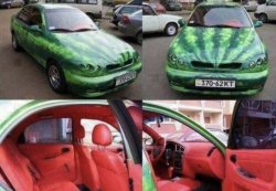 car watermelon Meme Template