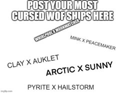 Name cursed Wof ship Meme Template