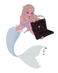 mermaid elsa Meme Template