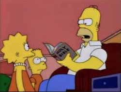 Homer bible Meme Template