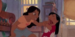 Lilo Said No To Her Sister Nani Meme Template