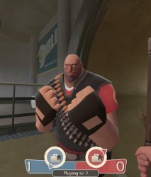 scared heavy Meme Template