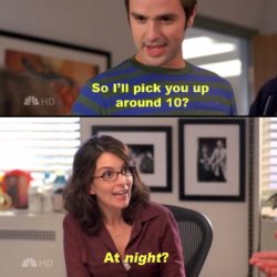 At night? Meme Template