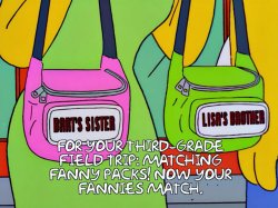 Simpsons Fanny Pack Meme Template