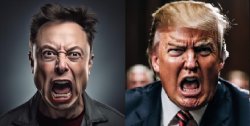 Angry Elon Angry Trump Meme Template