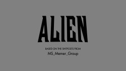 alien titlecard (clean) Meme Template