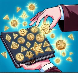 A Meme with Spell wallet Meme Template