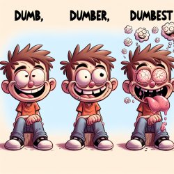 Dumb Dumber Dumbest Meme Template