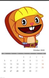 Handy october!! (HTF) Meme Template