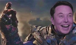musk as thanos Meme Template