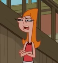 Candace squinty eyes Meme Template