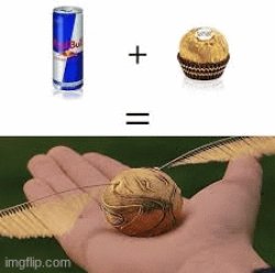 red bull+Ferrero=snich Meme Template