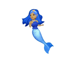 blue mermaid Meme Template