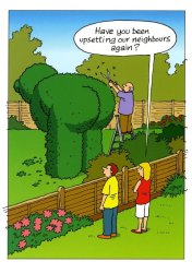 Upset Neighbors Moon Cartoon Meme Template