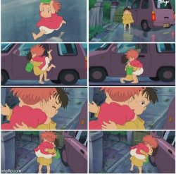 ponyo be like Meme Template