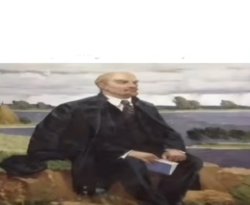 Lenin sitting Meme Template