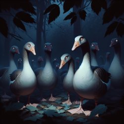 Shifty looking geese Meme Template