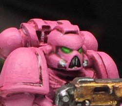 Pink Space Marine Meme Template