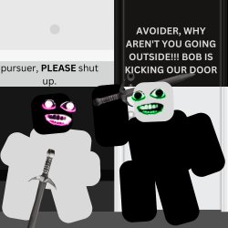 Angry pursuer Meme Template