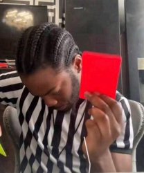 Red card Meme Template