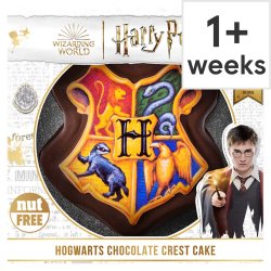 Harry Potter Hogwarts Chocolate Crest Celebration Cake Meme Template