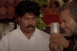 Key peele macedonian cafe ghost jerking jacking Meme Template