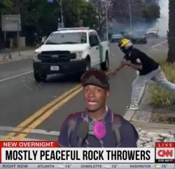 CNNs Peaceful Protest liar Meme Template
