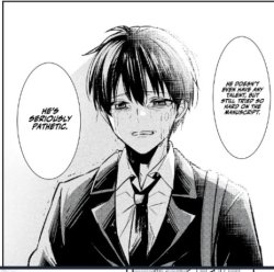 Anime boy crying Meme Template