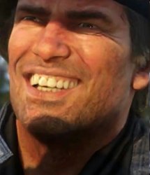 Evil Arthur Morgan Meme Template