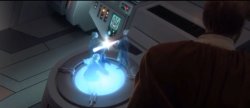 Obi-Wan Kenobi Watches Order 66 Hologram Meme Template