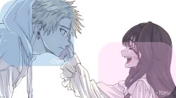 Denji x Yoru announcement template Meme Template