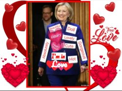 Hillary Heart Throb Meme Template