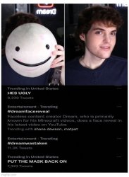 Dream face reveal Meme Template