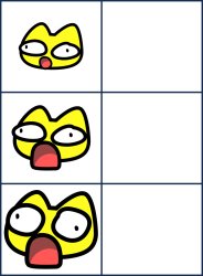 Stoopid Cat 3 panels-4 Meme Template