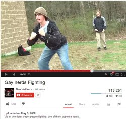 G nerds fighting Meme Template