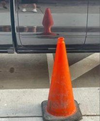 Cone of Shame Meme Template