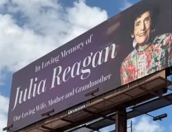 Julia Reagan billboard Meme Template