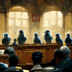 Bird court Meme Template