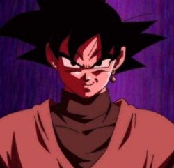 Goku black smirking Meme Template