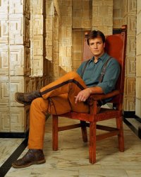 Firefly Captain Mal Reynolds on a Chair Meme Template